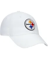 Women's White Pittsburgh Steelers Miata Clean Up Logo Adjustable Hat