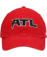 Men's Red Atlanta Falcons Clean Up Alternate Adjustable Hat