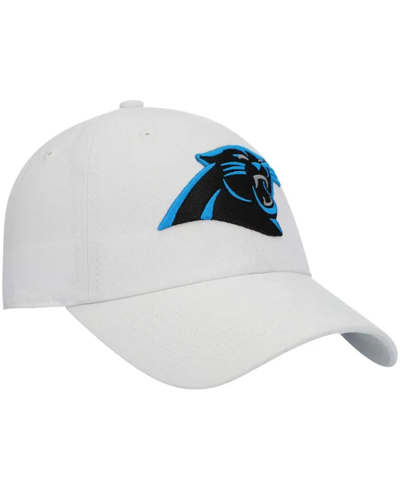 Women's White Carolina Panthers Miata Clean Up Logo Adjustable Hat