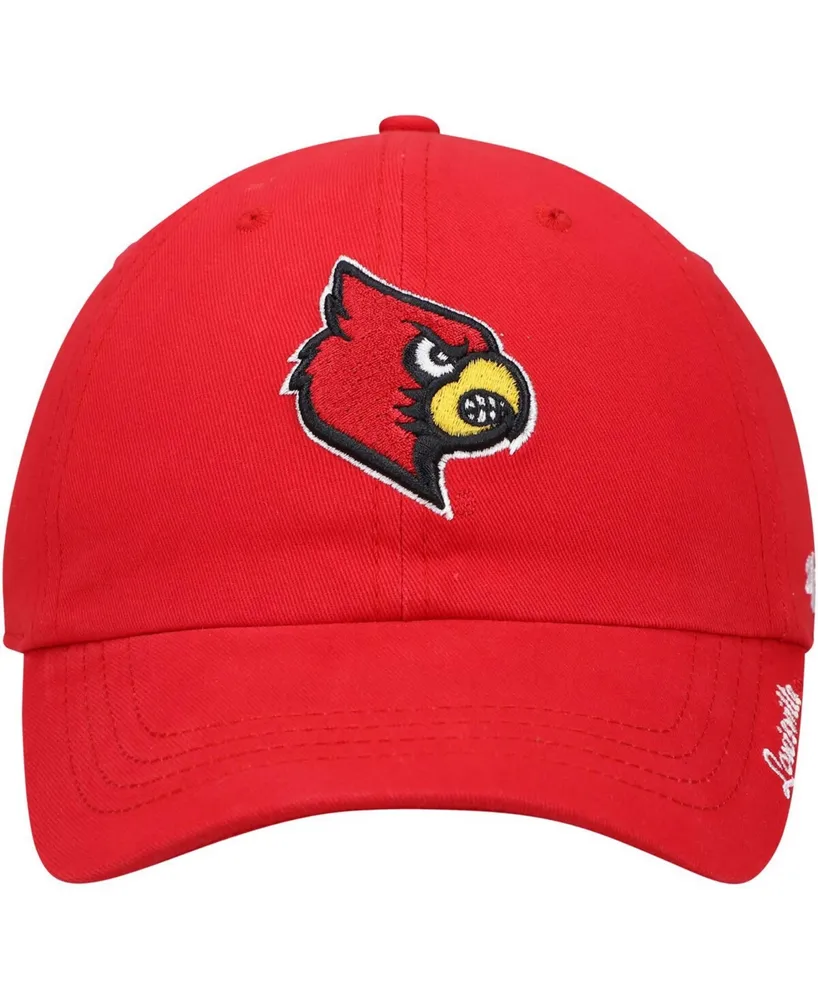 Women's Red Louisville Cardinals Miata Clean Up Logo Adjustable Hat