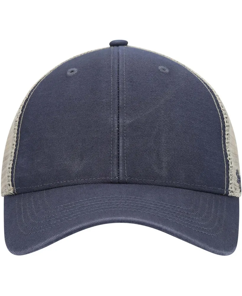 Men's Navy, Natural Flagship Mvp Snapback Hat
