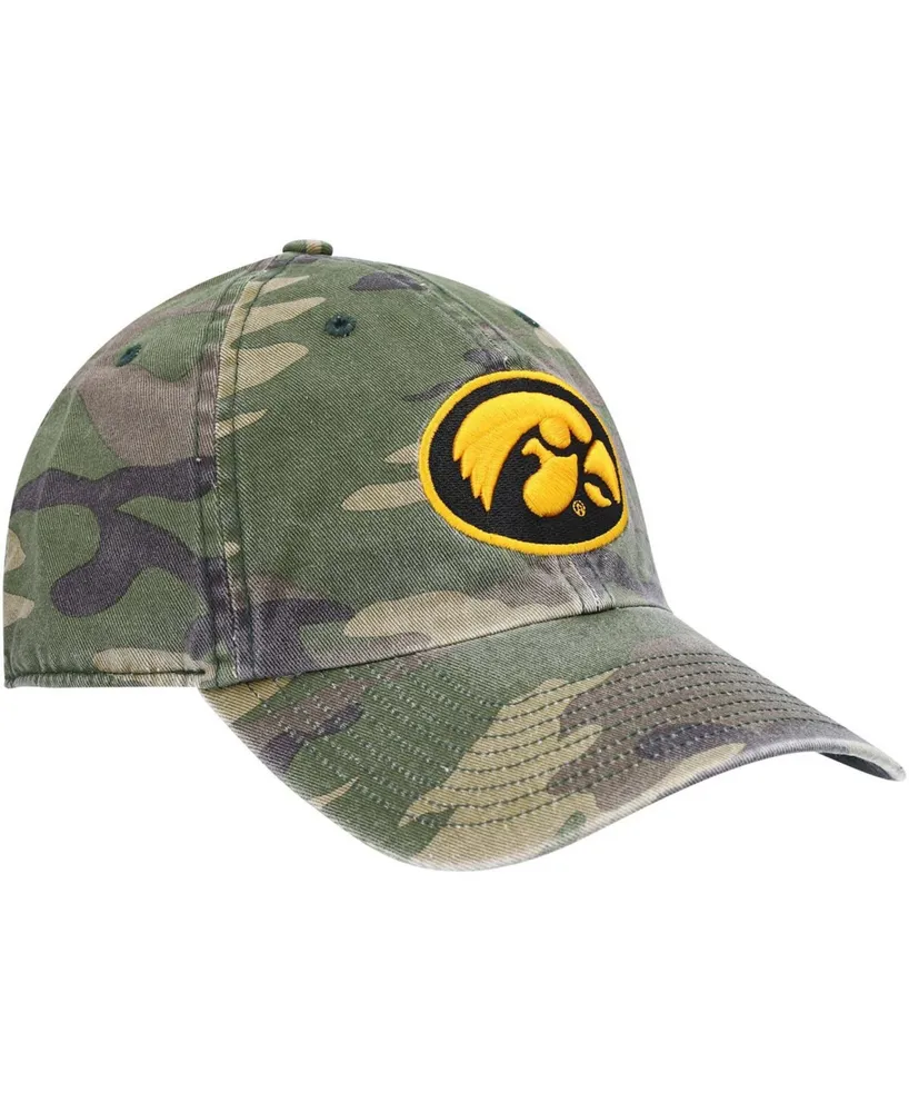 Men's Camo Iowa Hawkeyes Clean Up Core Adjustable Hat