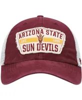 Men's Maroon Arizona State Sun Devils Crawford Clean Up Trucker Snapback Hat