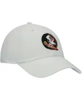 Women's White Florida State Seminoles Miata Clean Up Logo Adjustable Hat