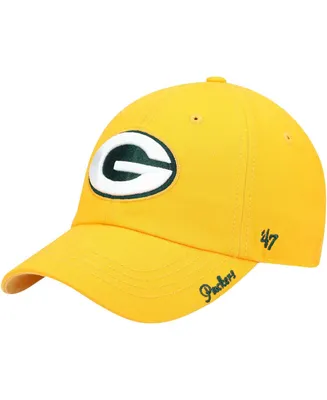 Women's Gold-Tone Green Bay Packers Miata Clean Up Secondary Adjustable Hat - Gold