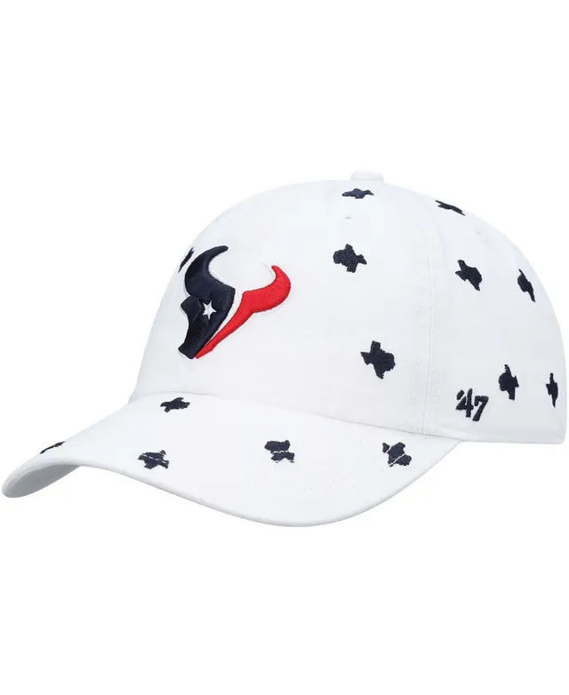 Women's '47 Brand Miami Marlins Flamingo Confetti White Clean Up Adjustable  Cap