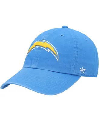 Boys Powder Blue Los Angeles Chargers Logo Clean Up Adjustable Hat