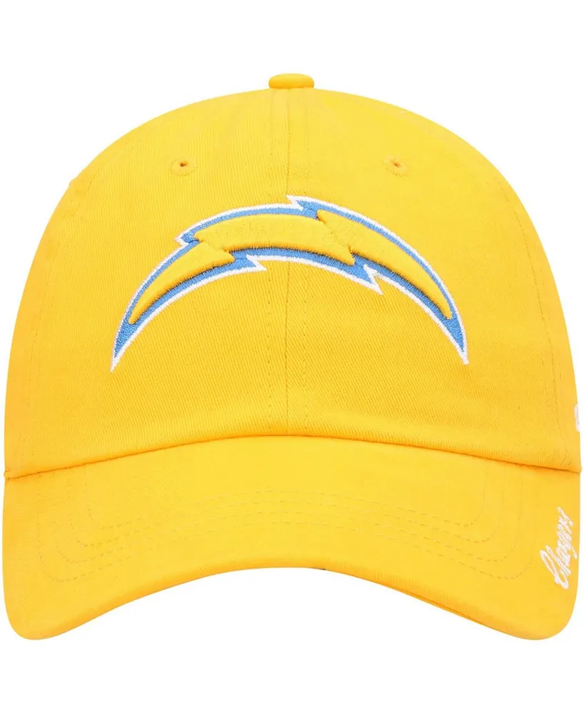 Women's Gold-Tone Los Angeles Chargers Miata Clean Up Secondary Logo Adjustable Hat - Gold