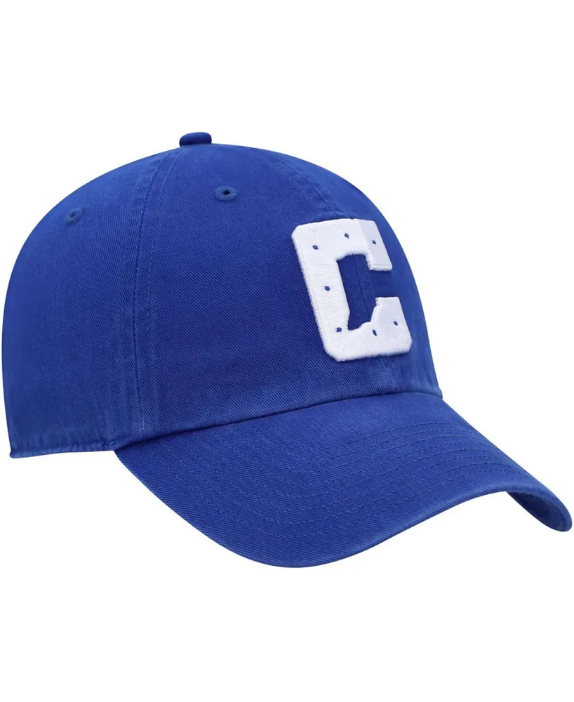 Men's Royal Indianapolis Colts Clean Up Alternate Adjustable Hat