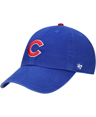 Boys Royal Chicago Cubs Team Logo Clean Up Adjustable Hat