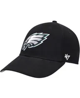 Boys Black Philadelphia Eagles Basic Secondary Mvp Adjustable Hat