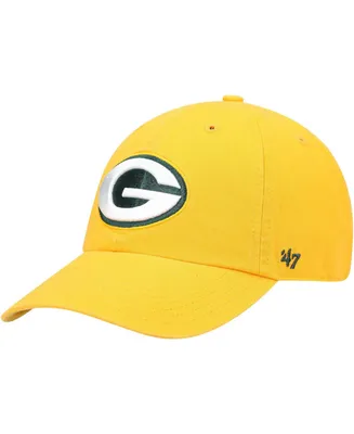 Men's Gold-Tone Green Bay Packers Secondary Clean Up Adjustable Hat - Gold