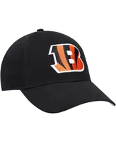 Boys Black Cincinnati Bengals Basic Mvp Adjustable Hat