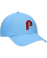 Men's Light Blue Philadelphia Phillies Logo Cooperstown Collection Clean Up Adjustable Hat