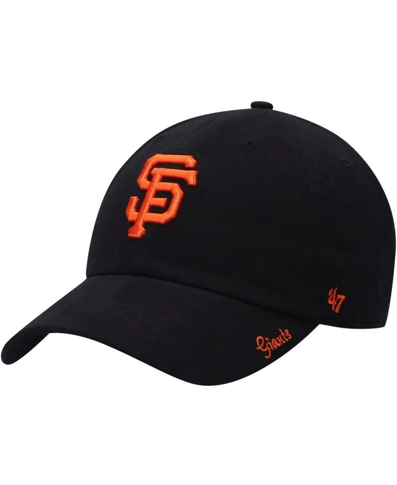 47 Brand Women's Black San Francisco Giants Team Miata Clean Up Adjustable  Hat