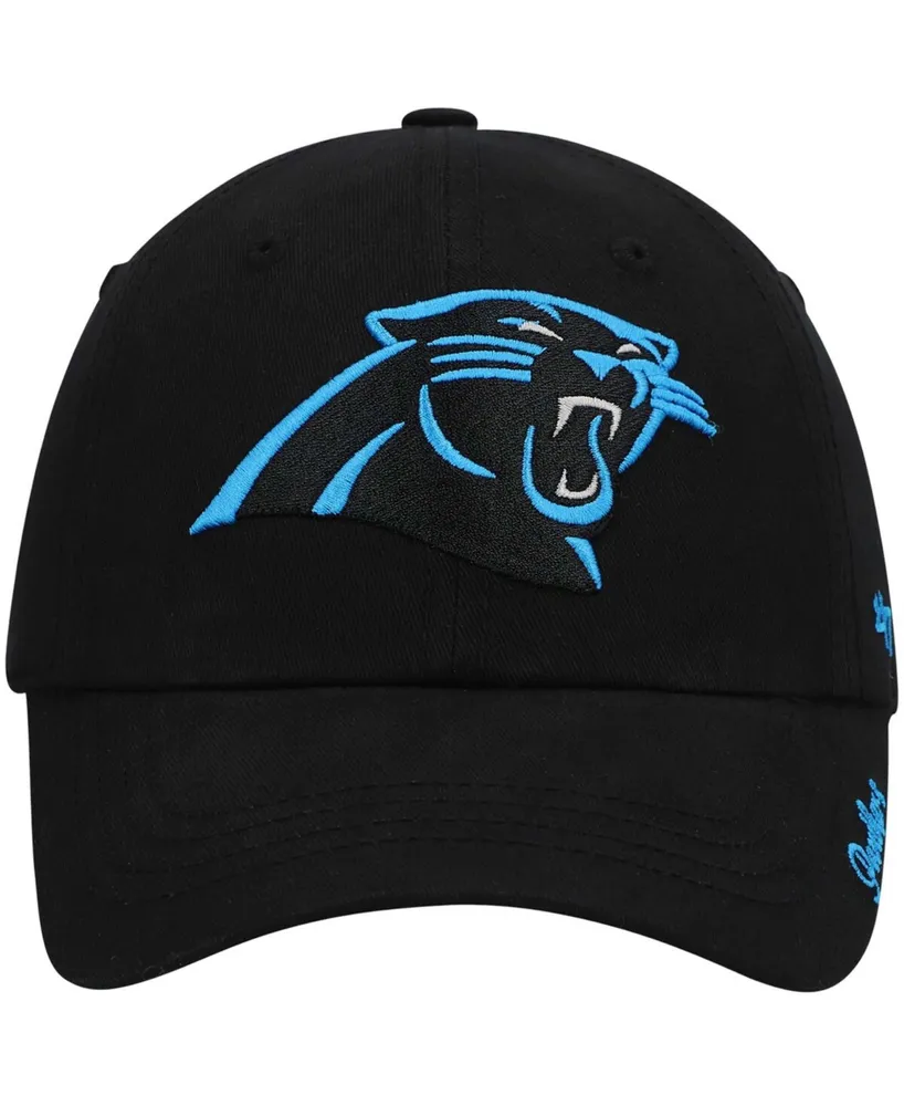 Women's Black Carolina Panthers Miata Clean Up Secondary Adjustable Hat