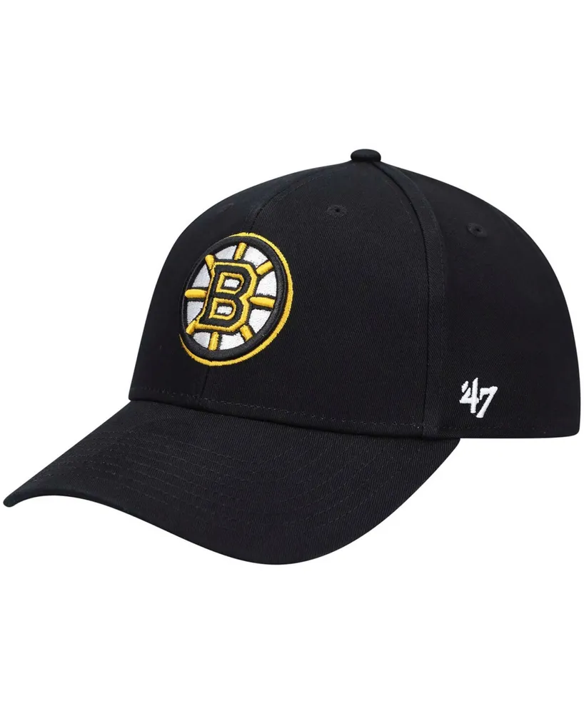 Men's Black Boston Bruins Legend Mvp Adjustable Hat