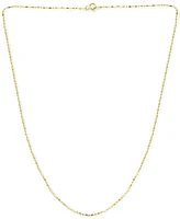 Giani Bernini Dot & Dash Link 24" Chain Necklace in 18k Gold-Plated Sterling Silver, Created for Macy's