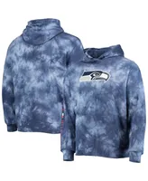 Men's College Navy Seattle Seahawks Stanley Tie-Dye Pullover Hoodie