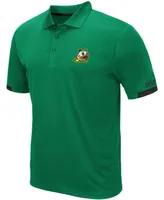 Men's Green Oregon Ducks Logo Santry Polo Shirt