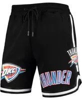 Men's Black Oklahoma City Thunder Chenille Shorts