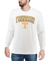 Men's White Tennessee Volunteers Arch and Logo Crew Neck Sweatshirt