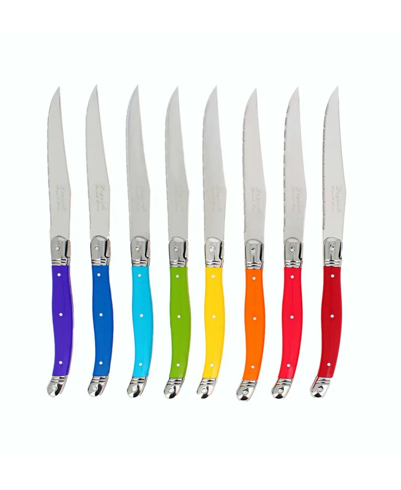 French Home Laguiole Steak Knives, Set of 8