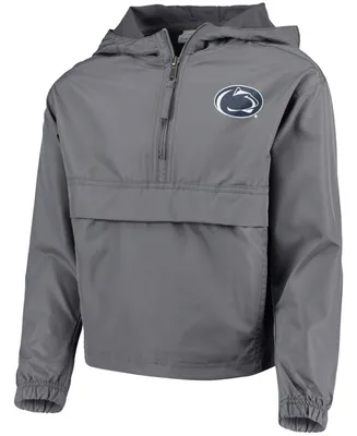 Big Boys and Girls Graphite Penn State Nittany Lions Pack Go Windbreaker Jacket