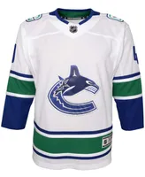 Big Boys and Girls Elias Pettersson White Vancouver Canucks 2019/20 Away Premier Player Jersey