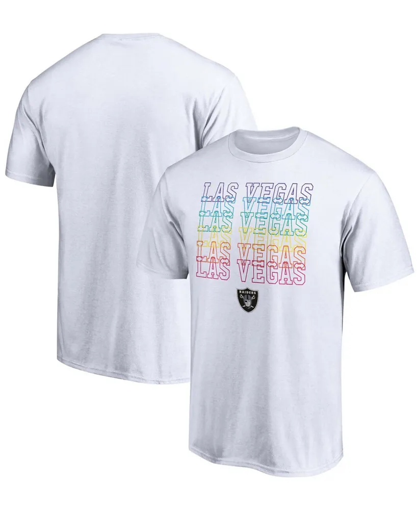 Men's White Las Vegas Raiders City Pride T-shirt