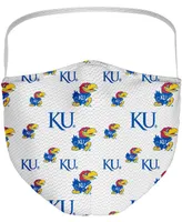 Multi Adult Kansas Jayhawks All Over Logo Face Covering 3-Pack