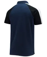 Men's Navy and White Tennessee Titans Holden Raglan Polo Shirt