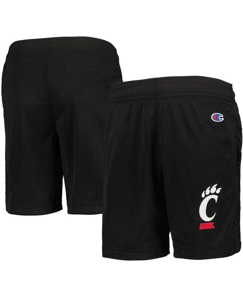 Big Boys and Girls Black Cincinnati Bearcats Classic Mesh Shorts