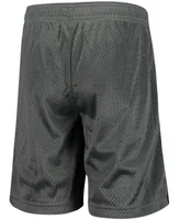 Big Boys and Girls Charcoal Miami Hurricanes Classic Mesh Shorts