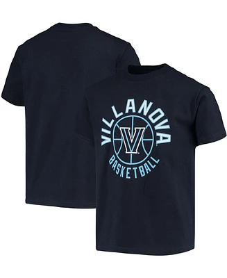 Big Boys and Girls Navy Villanova Wildcats Basketball T-shirt