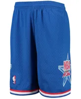 Big Boys and Girls Blue Nba All-Stars Hardwood Classics Swingman Shorts