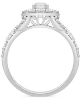 Diamond Bridal Set (2 ct. t.w.) in 14k White Gold