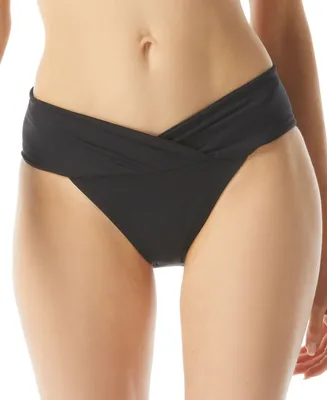 Michael Kors Gathered-Waist Euro Bikini Bottom