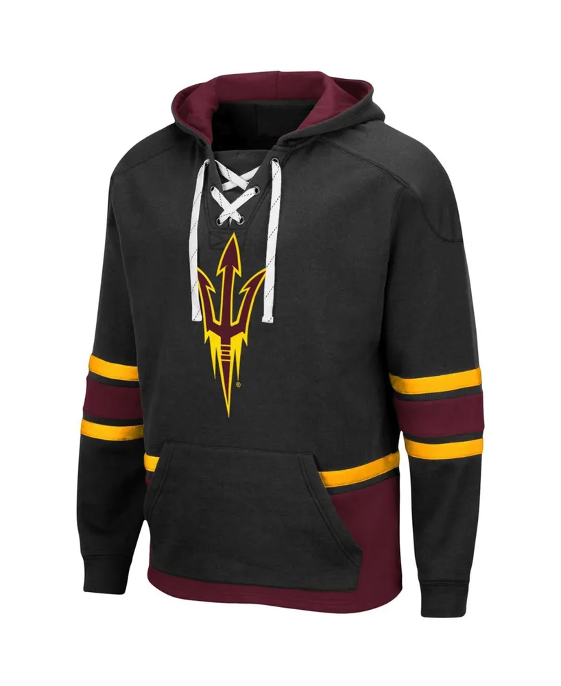Men's Black Arizona State Sun Devils Lace Up 3.0 Pullover Hoodie