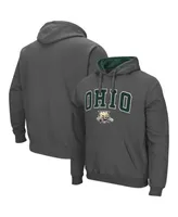 Colosseum Men's Ohio Bobcats Arch and Logo Pullover Hoodie