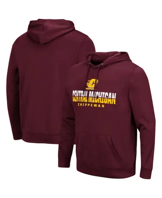 Men's Maroon Cent. Michigan Chippewas Lantern Pullover Hoodie