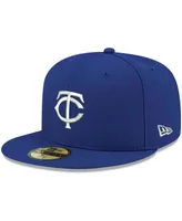 Men's Royal Minnesota Twins Logo White 59FIFTY Fitted Hat