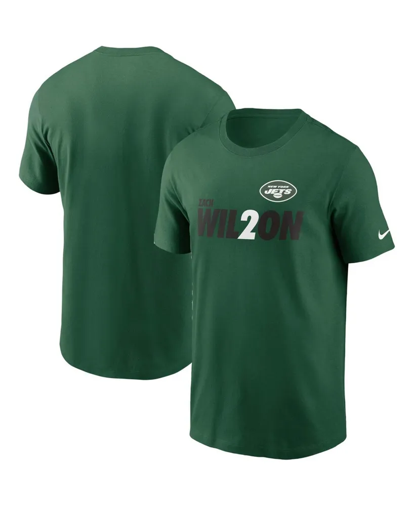 Men's Zach Wilson Green New York Jets Player Graphic T-shirt