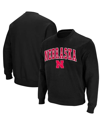 Colosseum Men's Nebraska Huskers Arch & Logo Pullover Sweatshirt