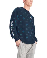 Men's College Navy Seattle Seahawks Reid Graphic Pullover Sweatshirt