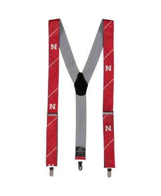 Men's Red Nebraska Huskers Suspenders