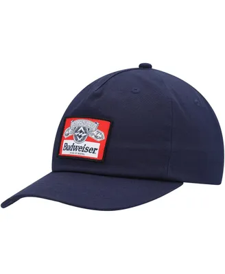 Men's x Budweiser Navy Insignia Snapback Hat