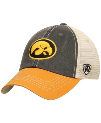 Men's Black Iowa Hawkeyes Offroad Trucker Adjustable Hat