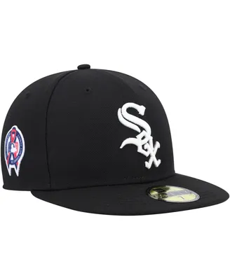 Men's Black Chicago White Sox 9/11 Memorial Side Patch 59FIFTY Fitted Hat