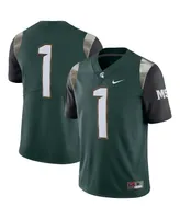 Men's 1 Green Michigan State Spartans Alternate Limited Jersey